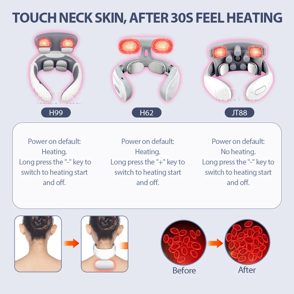 Massaggiatore Cervicale a Caldo – MyNeckRelief™